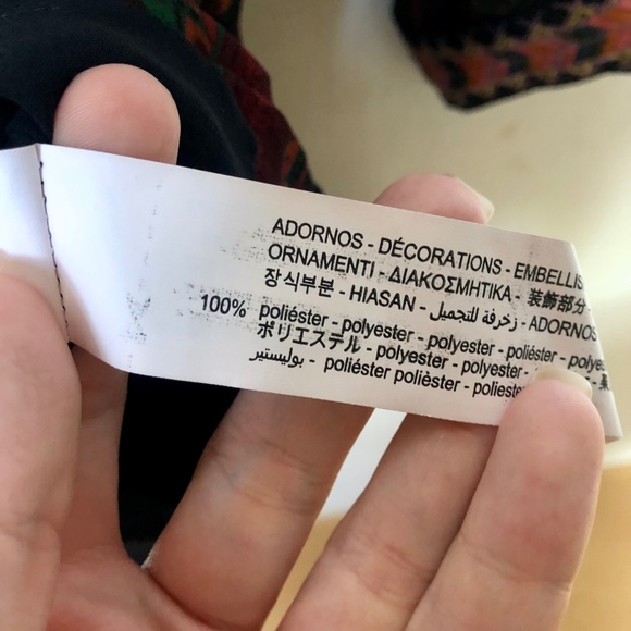 NWT Zara Dress with Jacquard Trims - Picture 8 of 11